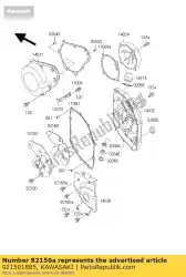 Here you can order the bolt,6x50 zx600-e2 from Kawasaki, with part number 921501885: