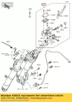 430150728, Kawasaki, cylinder-assy-master, fr kawasaki ninja ex krt edition b a r ex250 k  250r 300 abs ex300 se 300se 250 , Nieuw