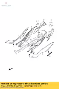 suzuki 4732144H00 poduszka, poszewka r - Dół