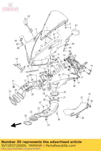 yamaha 5VY283720000 ammortizzatore - Il fondo