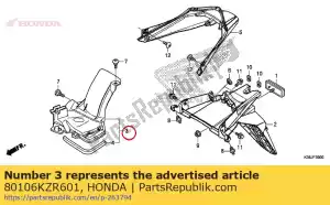 honda 80106KZR601 parafango assy., rr. interno - Il fondo