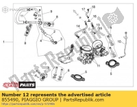 855490, Aprilia, câble de starter, Nouveau