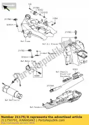 Here you can order the control unit-electronic from Kawasaki, with part number 211750791: