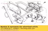 37110KW3611, Honda, geen beschrijving beschikbaar op dit moment honda nx 250 1988 1989 1990 1991 1993, Nieuw