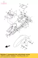 1S4F151100P3, Yamaha, b?otnik, przód yamaha ybr 250 2009 2011, Nowy