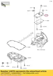 Aquí puede pedir cuerpo respirador ej800acfa de Kawasaki , con el número de pieza 140700007: