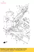 5VY211900000, Yamaha, cadre arrière comp. yamaha yzf r 1000 2004 2005 2006, Nouveau