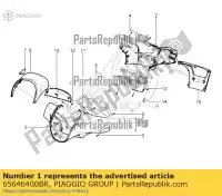 65646400BR, Piaggio Group, coperchio manubrio anteriore     , Nuovo