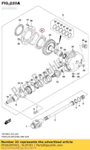 Suzuki 0926285001 lager - Onderkant