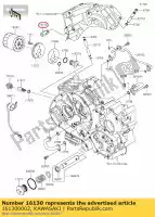 161300002, Kawasaki, ventielassemblage kawasaki vn custom c klx  s ninja ex krt edition b sl classic special z a tourer t bx250 abs br250 f vulcan lt d e 300 vn900 klx250 250sl 900 z250sl z300 ex300 se 300se kle300 versysx klx250s klx230r klx230 klx300r 250 230 , Nieuw