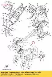 Here you can order the fender, front from Yamaha, with part number BS7XF15110P4: