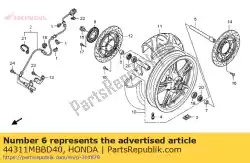 Tutaj możesz zamówić ko? Nierz, fr. Od strony ko? A od Honda , z numerem części 44311MBBD40: