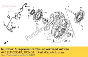 honda 44311MBBD40 ko?nierz, fr. od strony ko?a - Dół