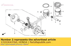 Qui puoi ordinare nessuna descrizione disponibile al momento da Honda , con numero parte 13101KA3760: