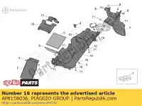 AP8158036, Piaggio Group, Tampa da bateria aprilia etv capo nord 1000, Novo