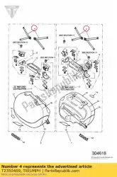 Ici, vous pouvez commander le sangle auprès de Triumph , avec le numéro de pièce T2350469: