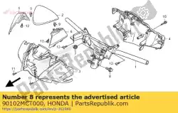 Ici, vous pouvez commander le boulon, bride, 12x35 auprès de Honda , avec le numéro de pièce 90102MCT000: