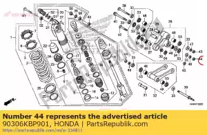 Honda 90306KBP901 porca, u, 12mm - Lado inferior