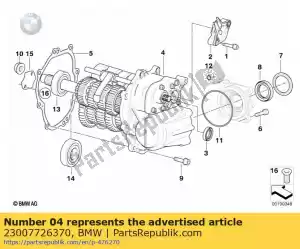 bmw 23007726370 transmissie met 6 versnellingen, zwart - Onderkant