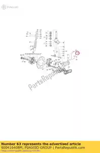 Piaggio Group 60041640BM neumático - Lado inferior