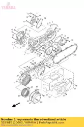 Here you can order the crankcase 1 from Yamaha, with part number 52SWE5110000: