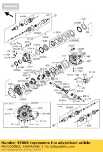 Kawasaki 490060062 bota - Lado inferior