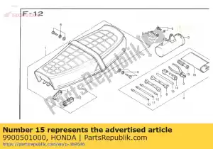 honda 9900501000 barre a, poignée - La partie au fond