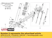 AP8163239, Piaggio Group, Kogel ring set. compleet aprilia  atlantic 125 200 250 300 400 2003 2004 2005 2006 2007 2010 2011, Nieuw