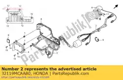 Qui puoi ordinare nessuna descrizione disponibile al momento da Honda , con numero parte 32119MCAA80: