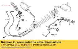 Qui puoi ordinare nessuna descrizione disponibile al momento da Honda , con numero parte 17920MGY640: