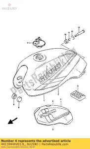 Suzuki 44110444V013L tanque, combustible - Lado inferior