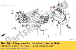 Qui puoi ordinare dado, molla, 4mm da Honda , con numero parte 90303GGLJ01: