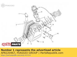 Aprilia AP8220467, W?? wlotowy, OEM: Aprilia AP8220467