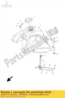 3D6F41100100, Yamaha, zbiornik paliwa komp. yamaha xt 125 2005 2006, Nowy