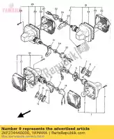 2KF234440000, Yamaha, máquina de lavar yamaha xt 600, Novo