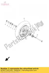 yamaha 903871282500 collar - Lado inferior