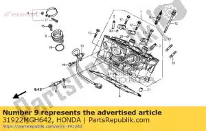 honda 31922MGH642 plug, vonk (vuh24es) (denso) - Onderkant