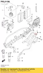 Here you can order the spacer from Suzuki, with part number 0918006195: