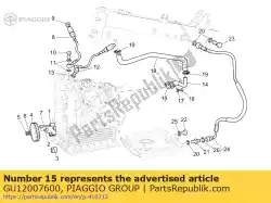 Here you can order the gasket from Piaggio Group, with part number GU12007600: