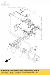 Ici, vous pouvez commander le kit de joint d'étrier auprès de Yamaha , avec le numéro de pièce 1UYW00475000: