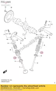 Suzuki 0928905L02 uszczelka olejowa - Dół