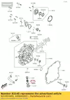 92145Y005, Kawasaki, spring kvf300ccf kawasaki  brute force j kvf 50 90 125 300 700 2012 2013 2015 2016 2017 2018 2019 2020 2021, Novo