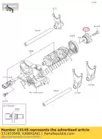 131450048, Kawasaki, cam-change drum zr1000daf kawasaki  klz z zx 1000 2010 2011 2012 2013 2014 2015 2016 2017 2018 2019 2020 2021, New