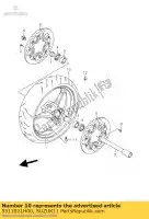 5511021H00, Suzuki, neumático delantero suzuki gsx r 1000 2007 2008, Nuevo