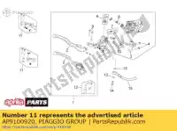 AP9100920, Piaggio Group, Kit de revisión de palanca aprilia  pegaso pegaso strada trail rxv sxv sxv 450 550 650 660 2005 2006 2007 2008 2009 2010 2011, Nuevo