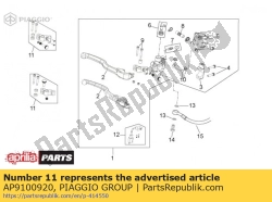 Aprilia AP9100920, Hendel revisie kit, OEM: Aprilia AP9100920