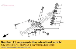 Aquí puede pedir vástago secundario, dirección de Honda , con el número de pieza 53219GCF670: