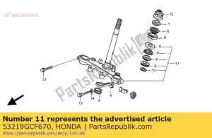 Honda 53219GCF670 stem sub assy., steering - Bottom side