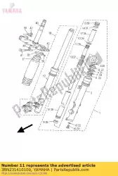 Qui puoi ordinare molla, forcella anteriore da Yamaha , con numero parte 3BN231410100: