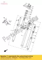 2E9231250200, Yamaha, metal, diapositiva 1 yamaha pw 50, Nuevo